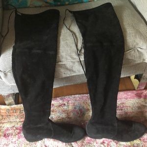 Stuart Weitzman Lowland Over Knee Suede Boots